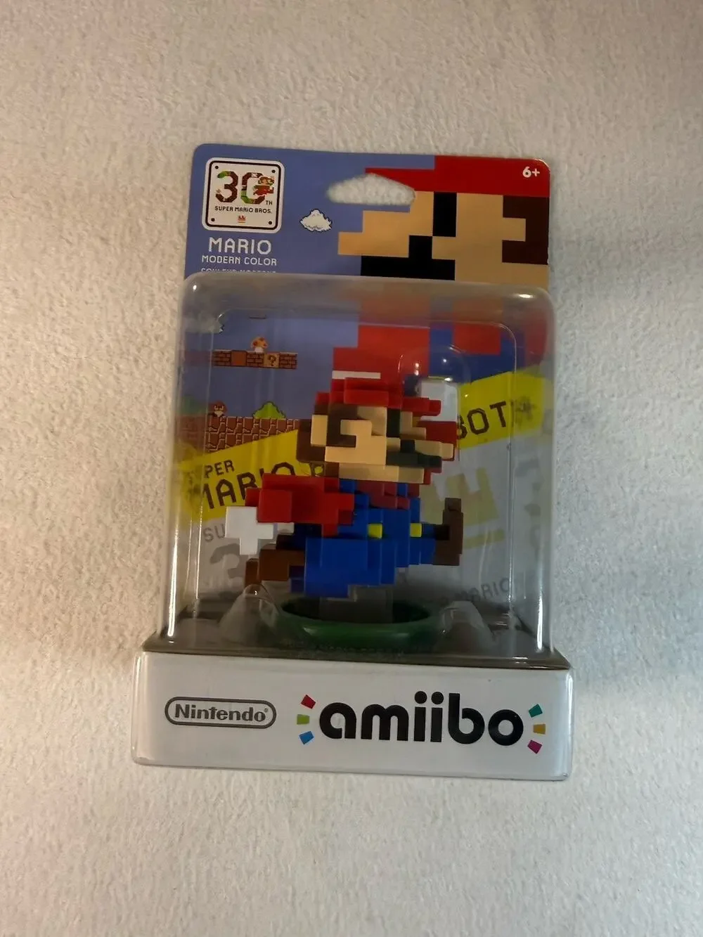 Nintendo Amiibo 30th Anniversary 8-bit Mario Modern Color New & Factory Sealed